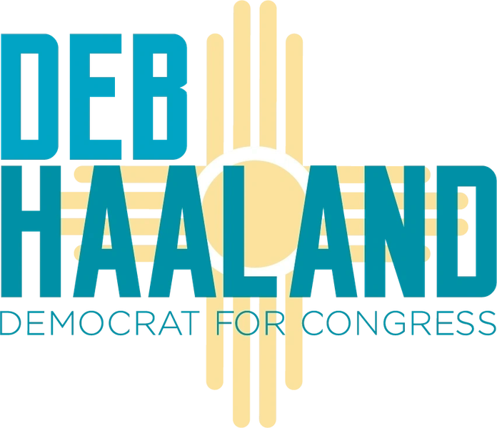 Congresswoman Deb Haaland endorsement logo